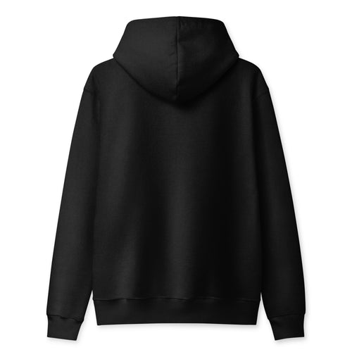 Veste à capuchon CNQ brodée — Noire