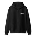 Veste à capuchon CNQ brodée — Noire