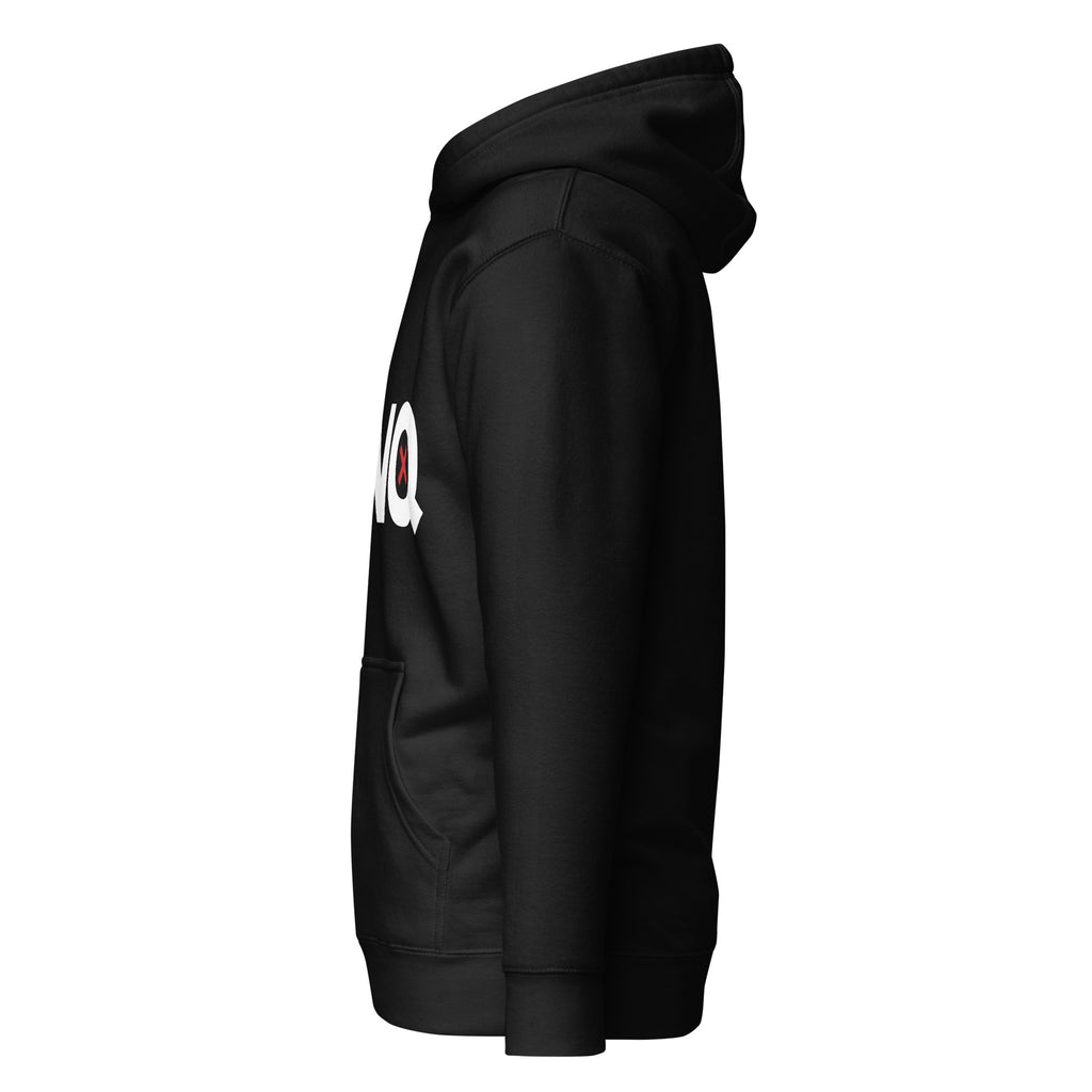 Hoodie CNQ grand logo — Noir